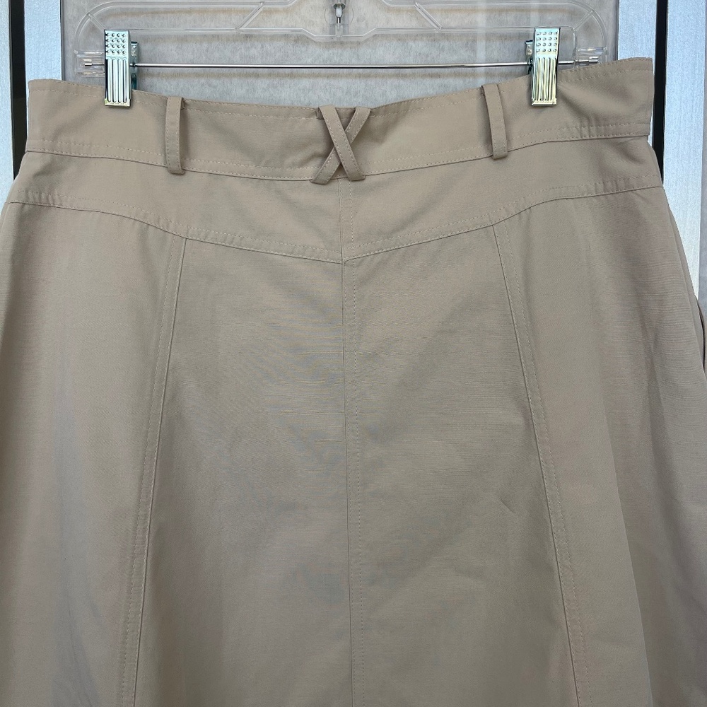 NWT Zara Front Zip Midi Skirt sz XL - Picture 5 of 8